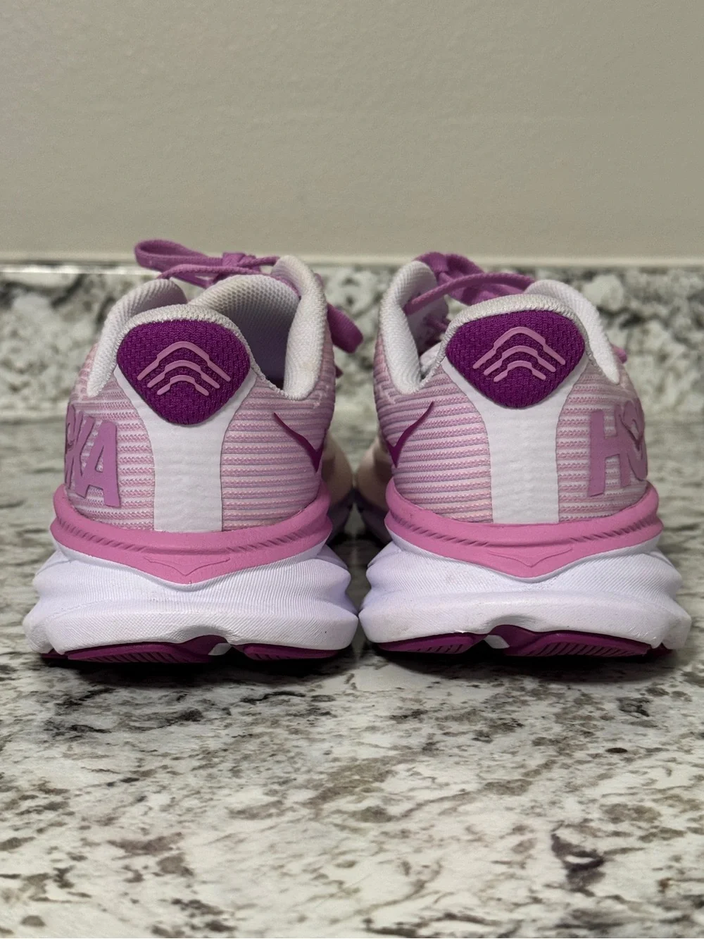 Hoka Clifton 9 Running Shoes Pink/Purple